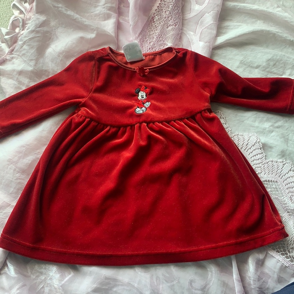 6mo Minnie Velvet Dress